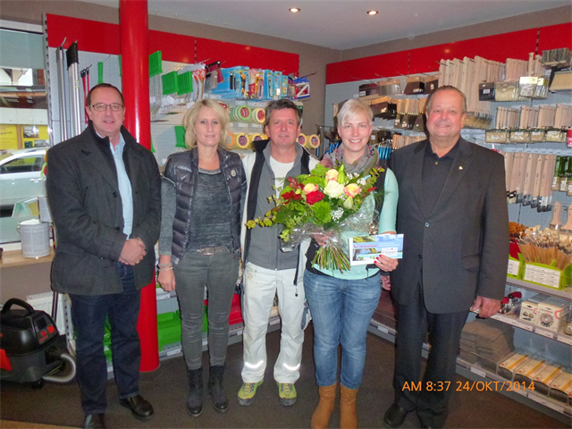Gemeinde Ried gratuliert der Vize-Europameisterin Aline Erben!